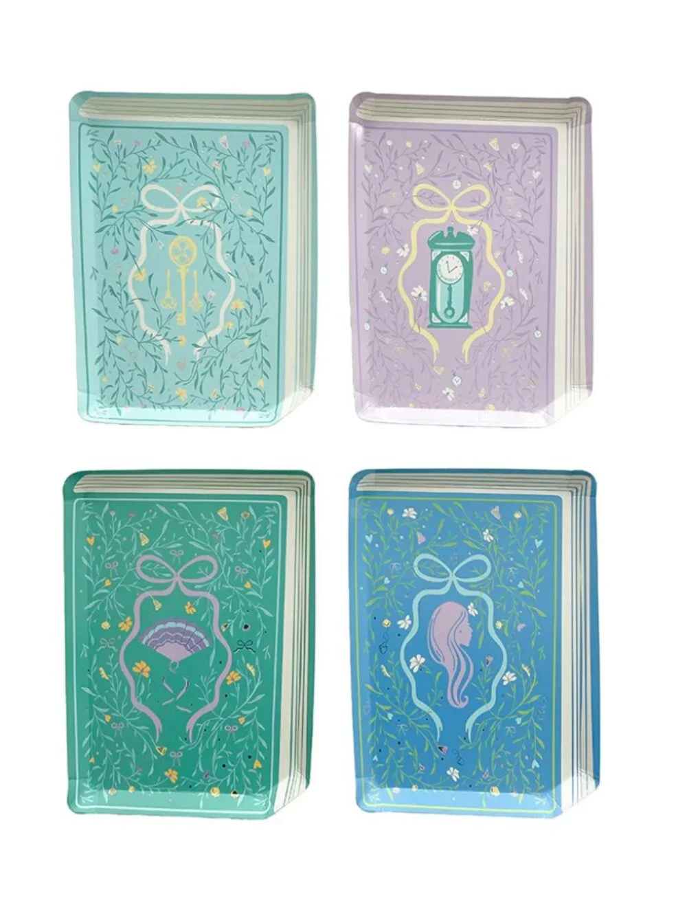 Book Club Die-Cut Paper Dinner Plates
